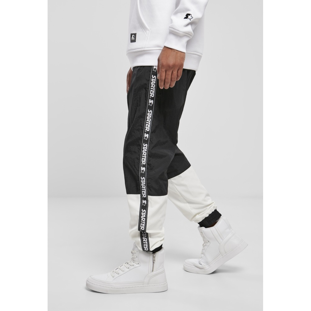 Starter Black Label - Logo Pantalon de jogging homme - Noir/Blanc